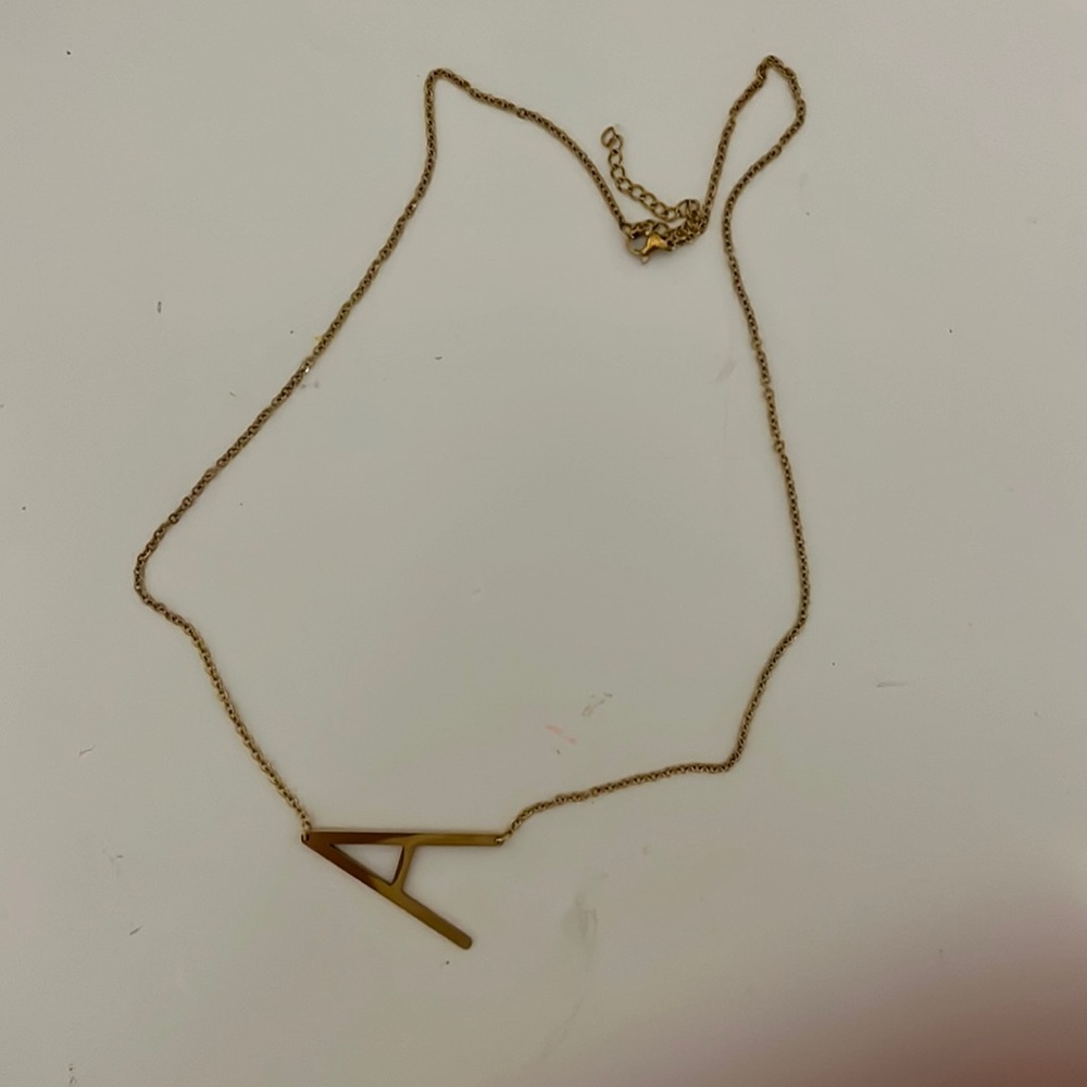 “A” Necklace